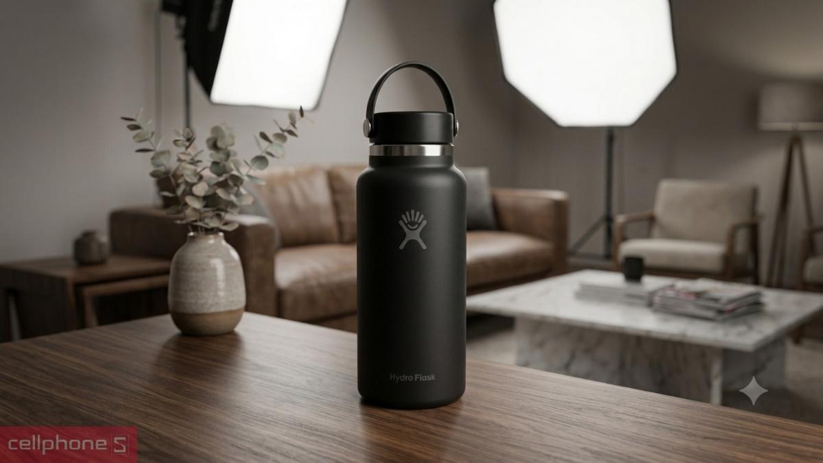 Công nghệ TempShield giữ nhiệt hiệu quả trên bình giữ nhiệt Hydro Flask Wide Flex Cap 946ml W32CTS