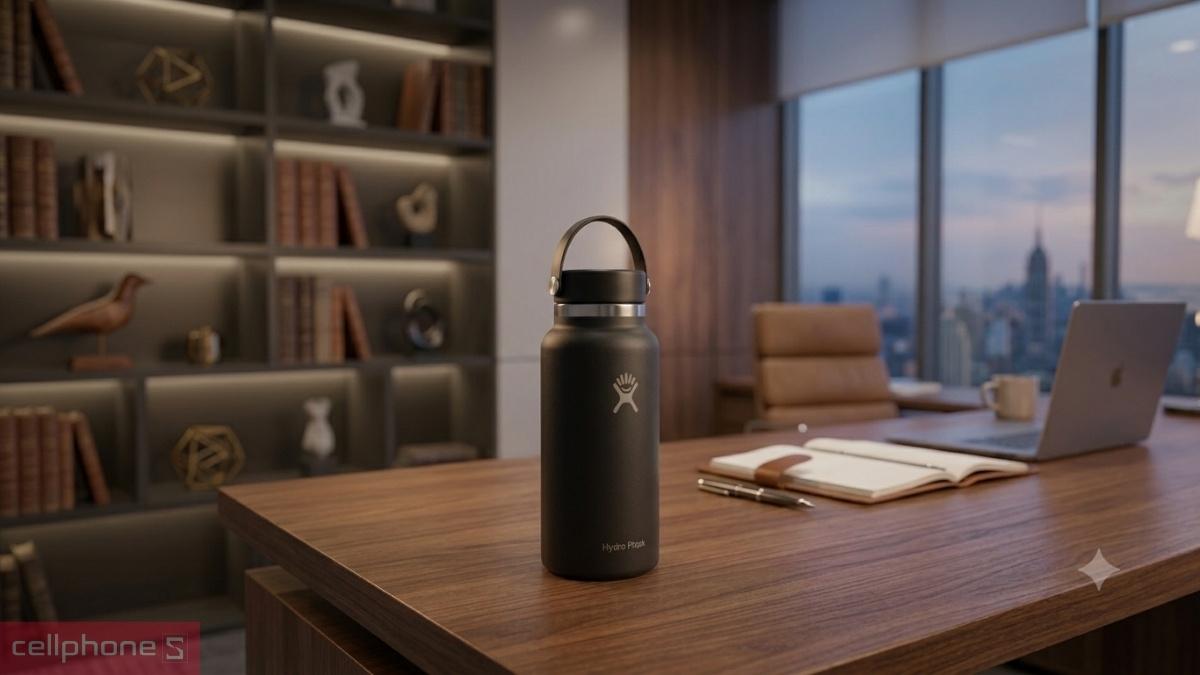 Thiết kế tiện lợi, miệng rộng của bình giữ nhiệt Hydro Flask Wide Flex Cap 946ml W32CTS