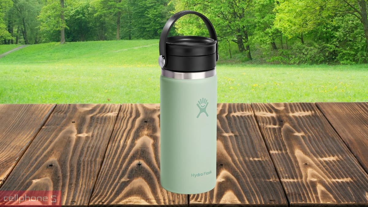Bình giữ nhiệt Hydro Flask Wide Flex Sip Lid 473ml W16BCX làm từ thép không gỉ 18/8