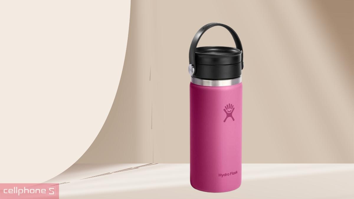 Bình giữ nhiệt Hydro Flask Wide Flex Sip Lid 473ml W16BCX không chứa chất BPA và vệ sinh bằng máy rửa chén