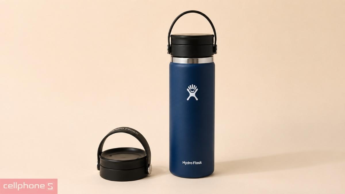 Thiết kế bình giữ nhiệt Hydro Flask Wide Flex Sip Lid 591ml W20BCX
