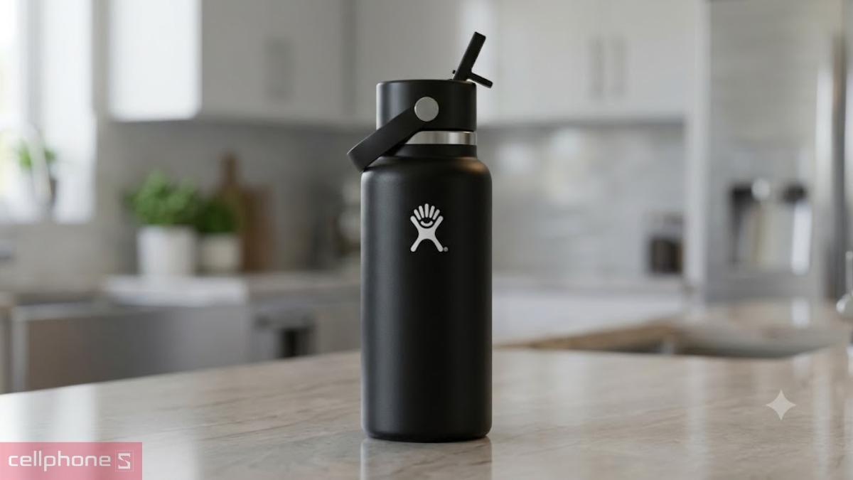 Bình nước giữ nhiệt Hydro Flask Wide Flex Straw Cap 946ml W32BFS sở hữu dung tích lớn lên đến 946ml
