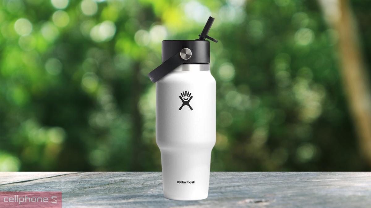 Bình giữ nhiệt Hydro Flask Wide Flex Straw Travel Bottle 710ml WT24BFS có dung tích 710ml