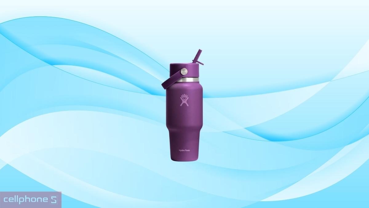 Nắp bình giữ nhiệt Hydro Flask Wide Flex Straw Travel Bottle 710ml WT24CFS