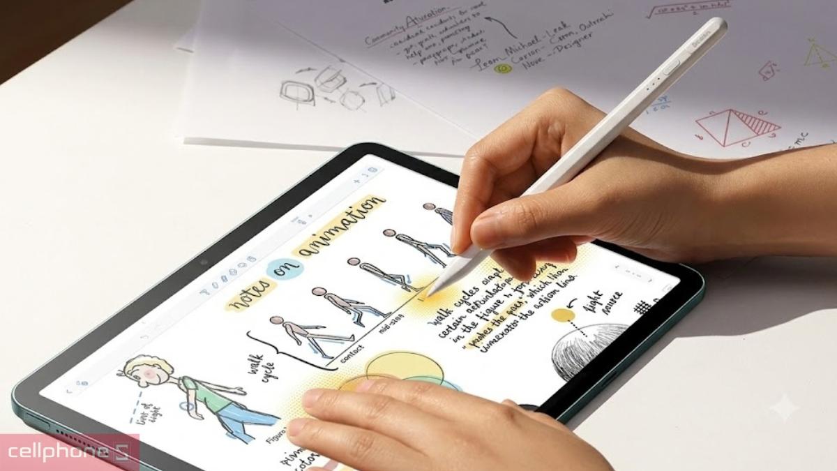 Thời lượng pin bút cảm ứng iPad Baseus Smooth Writing 3 Wired Charging Stylus Active Wireless New