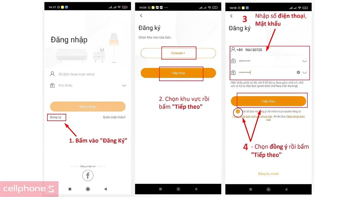 Thao tác thêm thiết bị vào app Imou Life cho Camera IP Imou Ranger 2C TA52P Pro