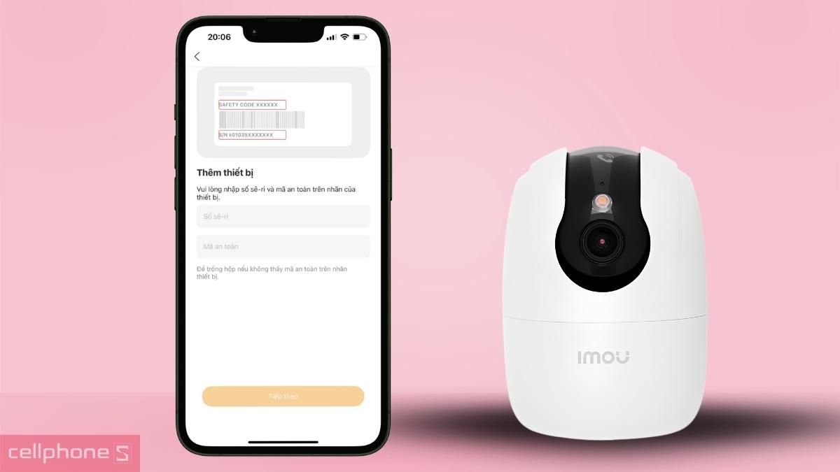 Chọn mạng Wifi để hoàn tất ghép nối Camera IP IMOU TA32P Pro