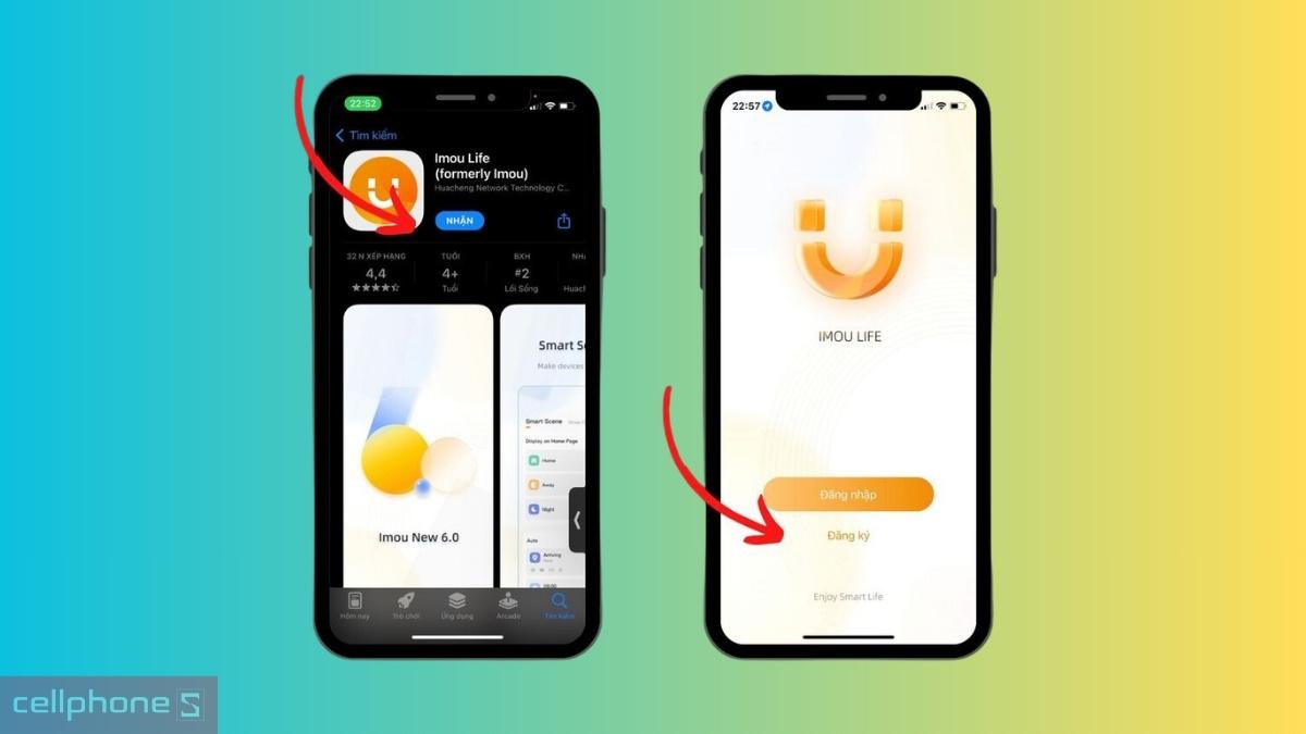 Imou Life có thể tải về từ App Store và CH Play