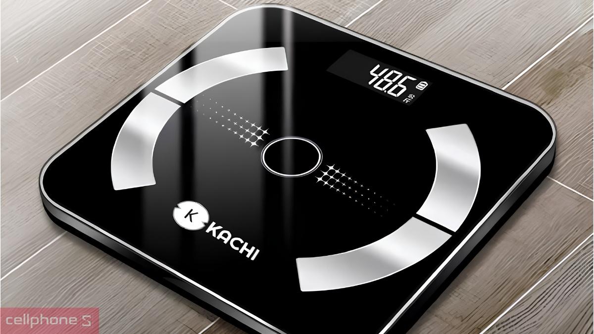 Cân điện tử Kachi MK223 hoạt động với pin AAA