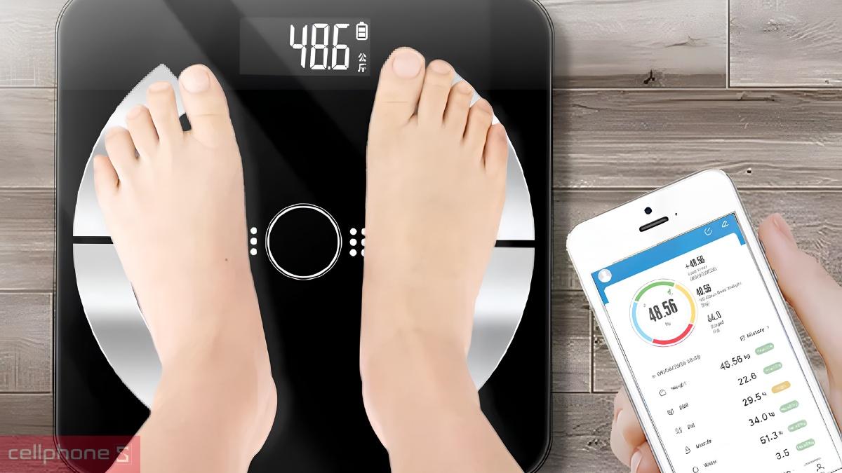 Cân điện tử Kachi MK223 có thể kết nối bluetooth