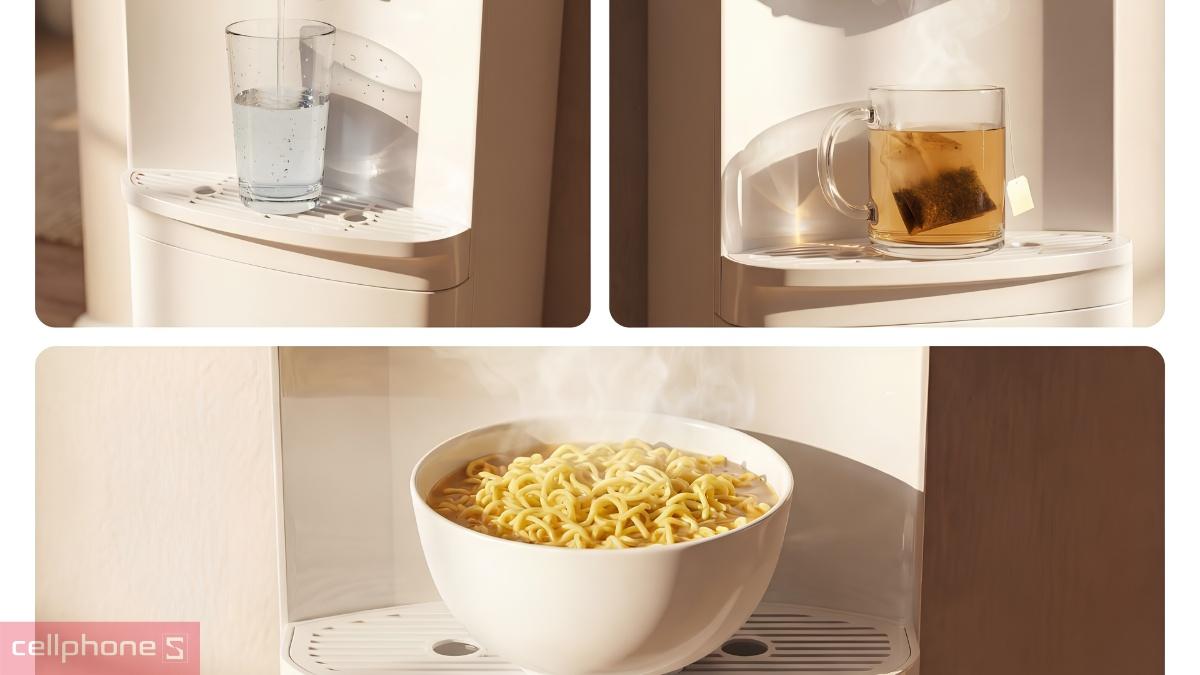 Khả năng làm nước nóng lạnh nhanh của cây nước nóng lạnh Fujihome WD91E
