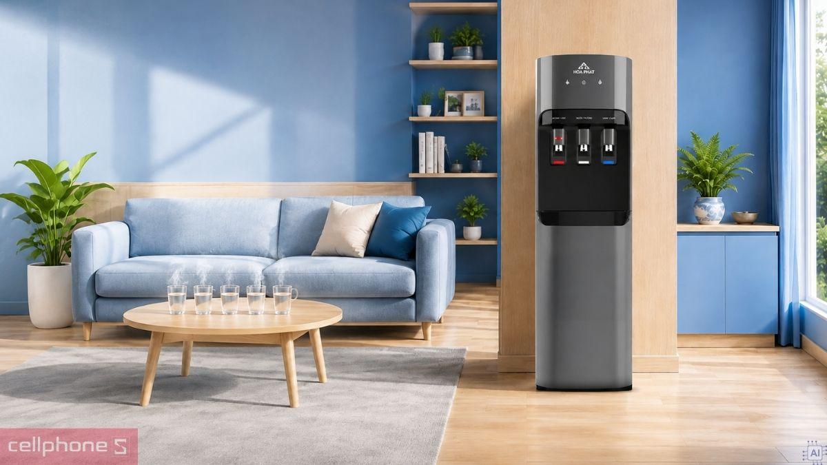 Công suất cây nước nóng lạnh hút bình Hoà Phát HHC366