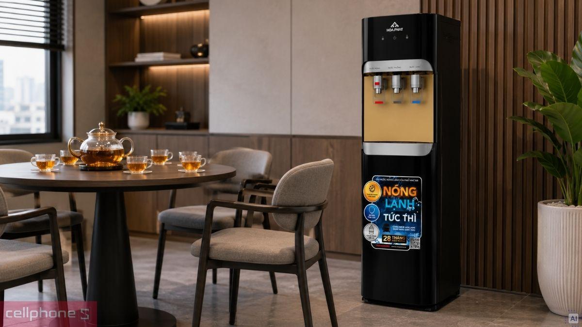 Ai nên mua cây nước nóng lạnh hút bình Hoà Phát HHC388