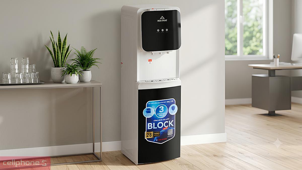 Cây nước nóng lạnh hút bình Hòa Phát HHC389 phù hợp với đa dạng nhóm người dùng