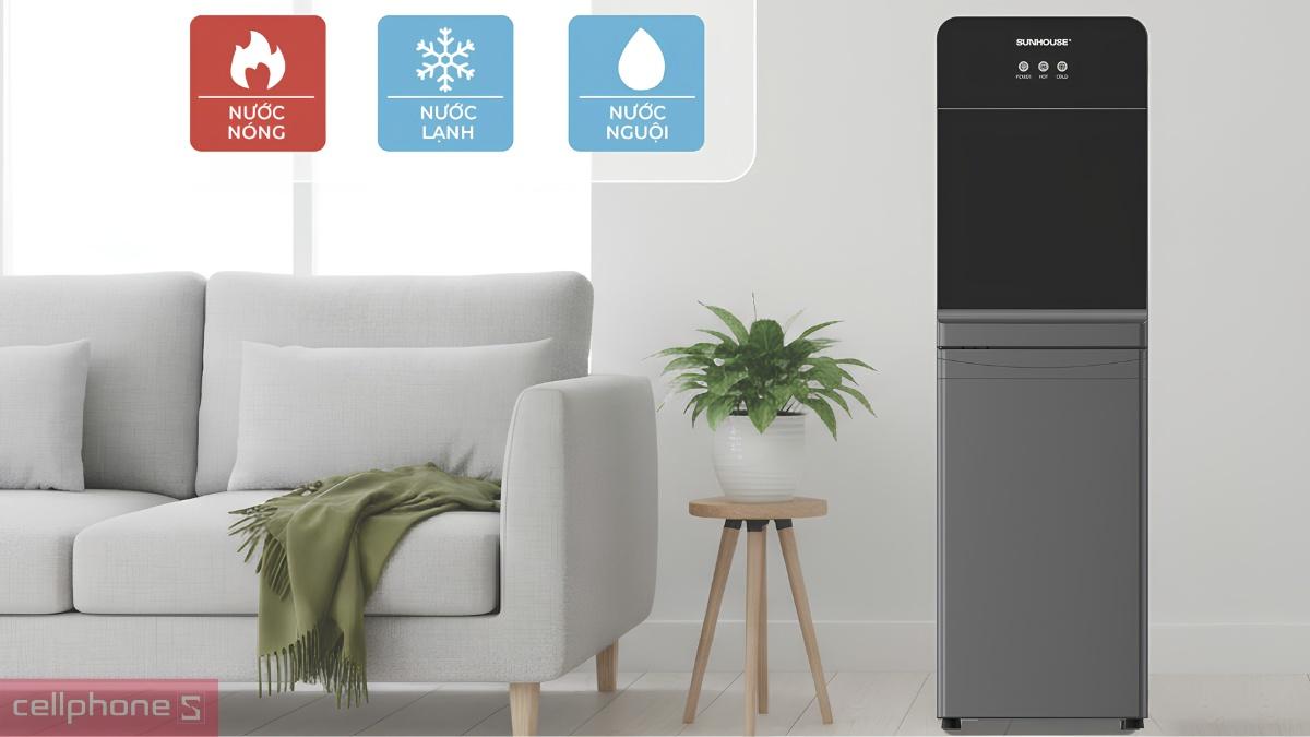 Các chế độ nước của cây nước nóng lạnh Sunhouse SHD9636