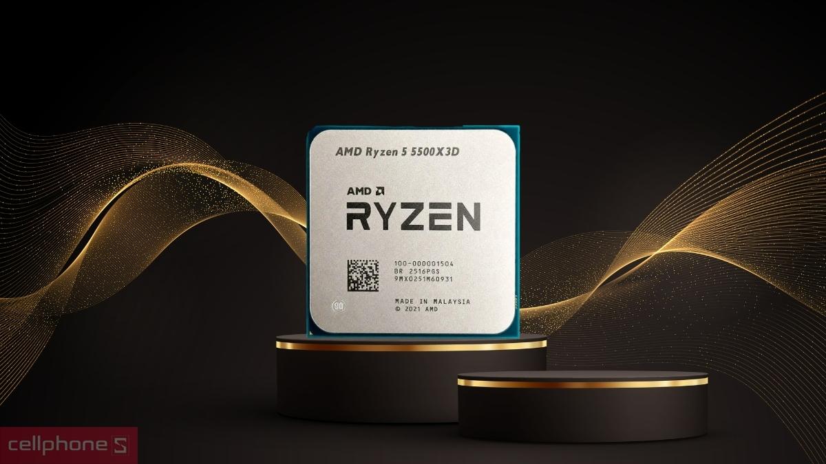 Tốc độ xử lý của CPU AMD RYZEN 5 5500X3D (TRAY)