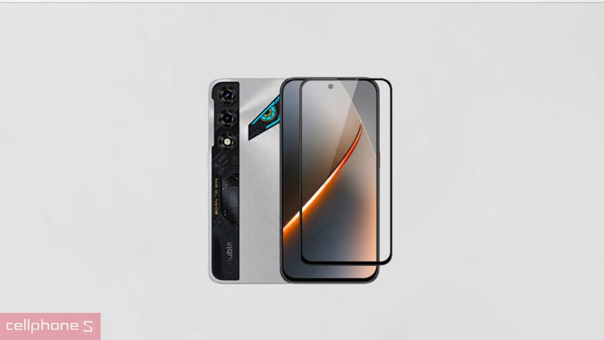 Bề mặt dán kính cường lực màn hình Nubia Neo 5 5G full màn