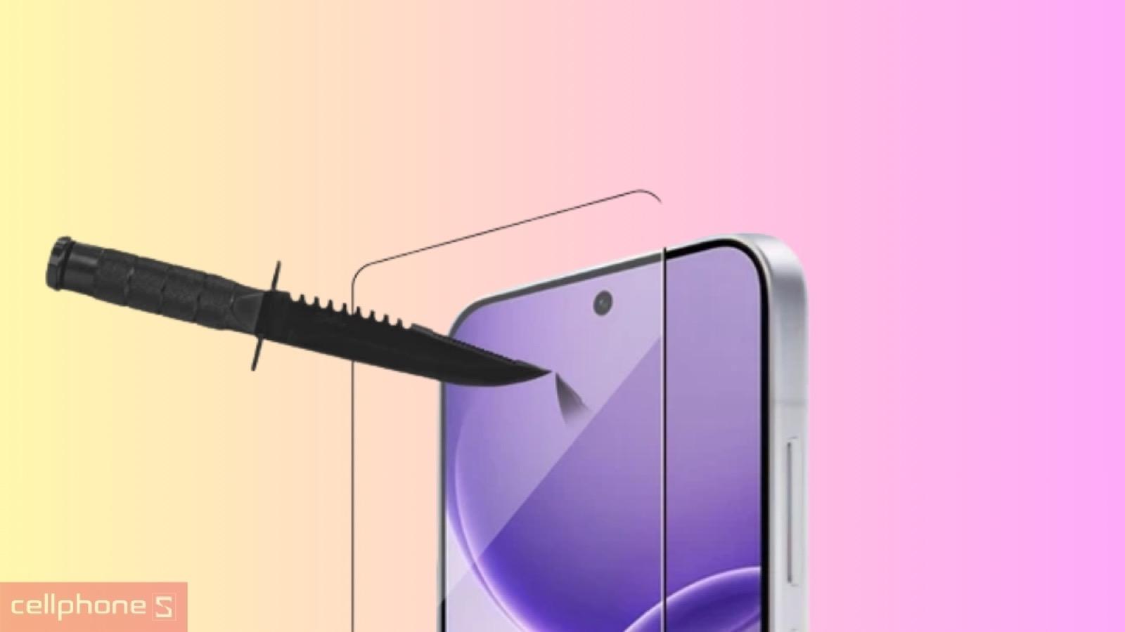 Màn hình hiển thị sắc nét nhờ Dán kính cường lực màn hình OPPO Reno 16F Zeelot SolidSleek full viền đen cao cấp