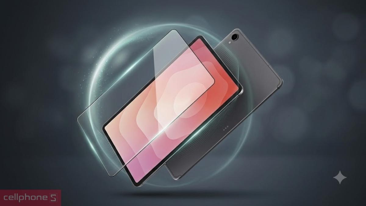 Lớp phủ dán kính cường lực màn hình Samsung Galaxy Tab S12 Zeelot full viền đen cao cấp