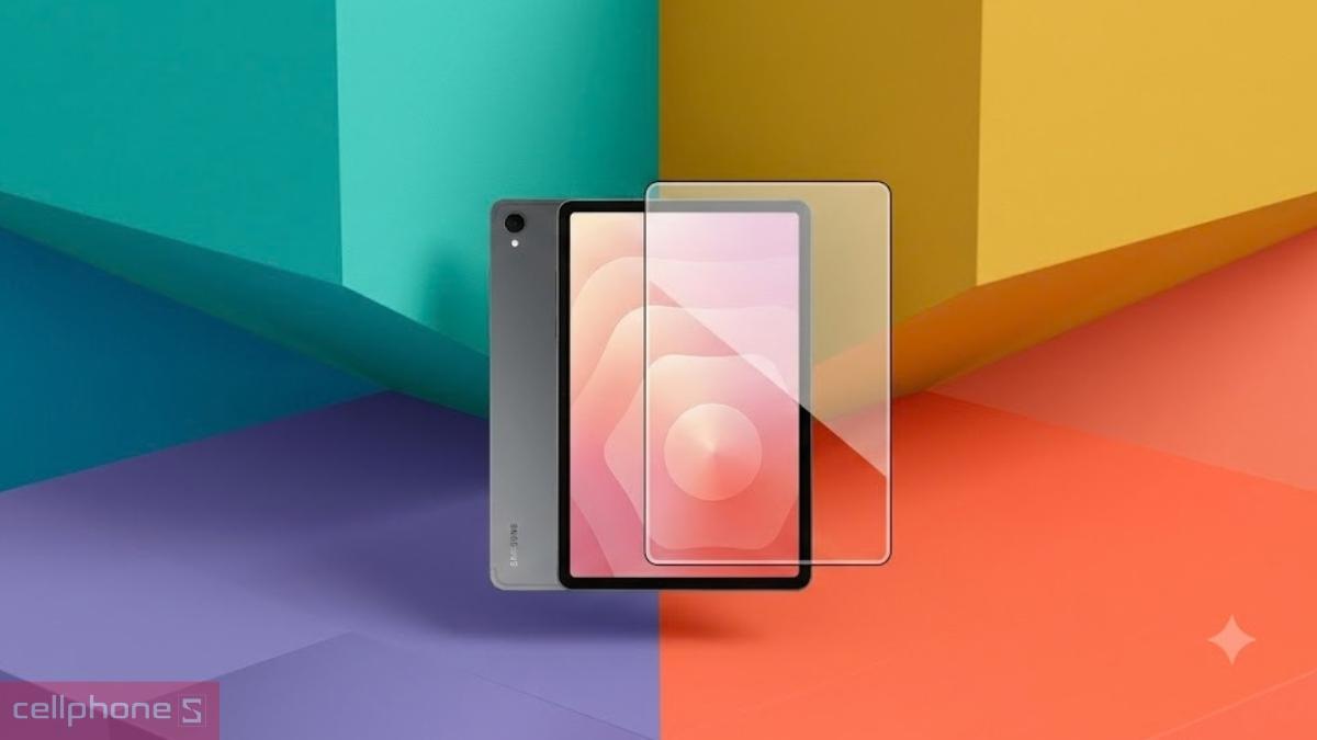Cảm ứng nhạy của dán kính cường lực màn hình Samsung Galaxy Tab S12 Zeelot full viền đen cao cấp