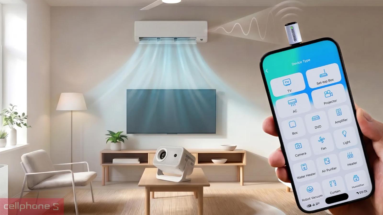 Chọn đúng loại thiết bị trong ứng dụng để điều khiển bằng Beecube Remotee Type-C
