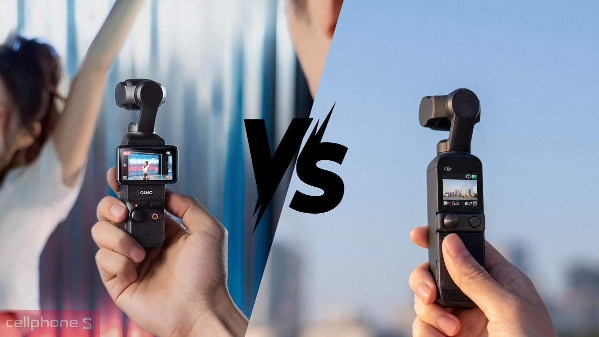 So sánh DJI Osmo Pocket 3 Creator Combo kèm thẻ nhớ MicroSD SanDisk Creator 128GB với Pocket 2