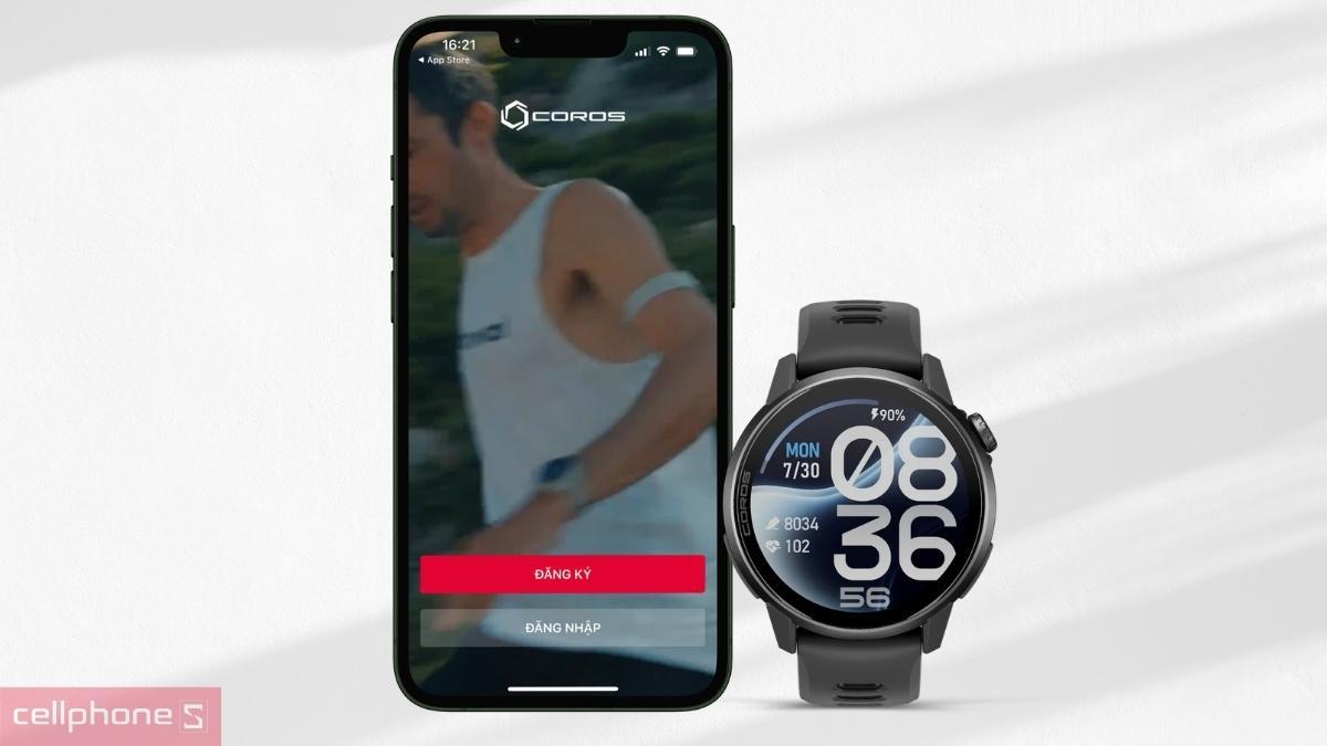 Hoàn tất thiết lập ban đầu trên đồng hồ thông minh Coros Pace 4 Pro