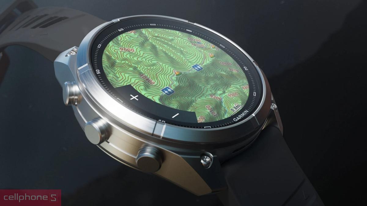 Garmin Fenix 9 với bản đồ TopoActive và nhiều tính năng điều hướng