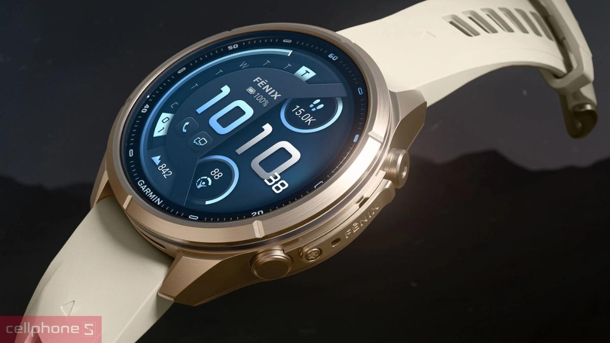 Thiết kế đồng hồ thông minh Garmin Fenix 9 Pro 43mm