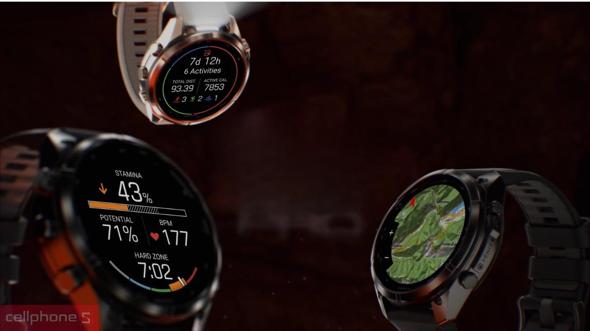 Thời lượng pin đồng hồ thông minh Garmin Fenix 9 Pro 43mm