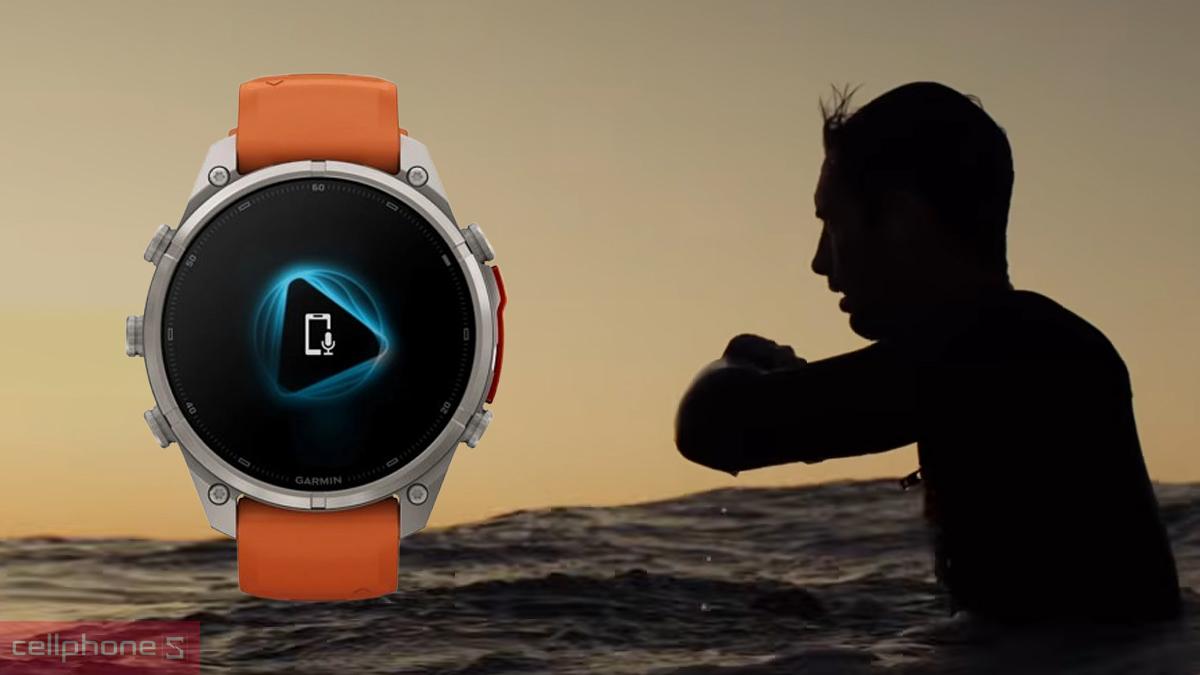 Garmin Fenix 9 Pro tích hợp micro đàm thoại trực tiếp