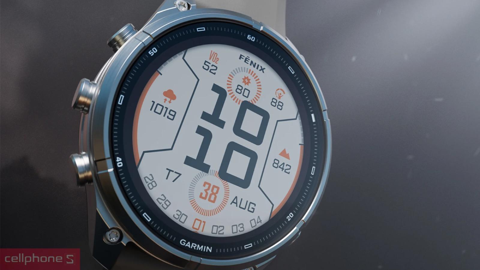 Thiết kế đồng hồ thông minh Garmin Fenix 9 Pro Solar