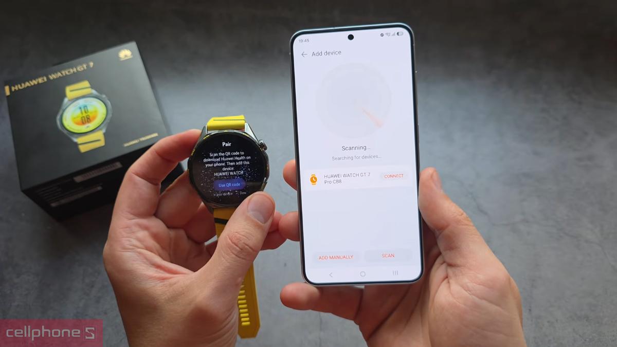 Kết nối đồng hồ thông minh HUAWEI WATCH GT7 41mm với app
