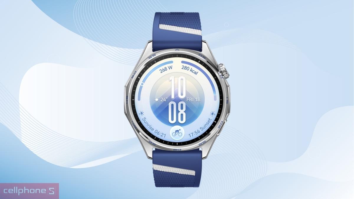 Đồng hồ thông minh Huawei Watch GT 7 sở hữu vòng bezel thép và mặt tròn