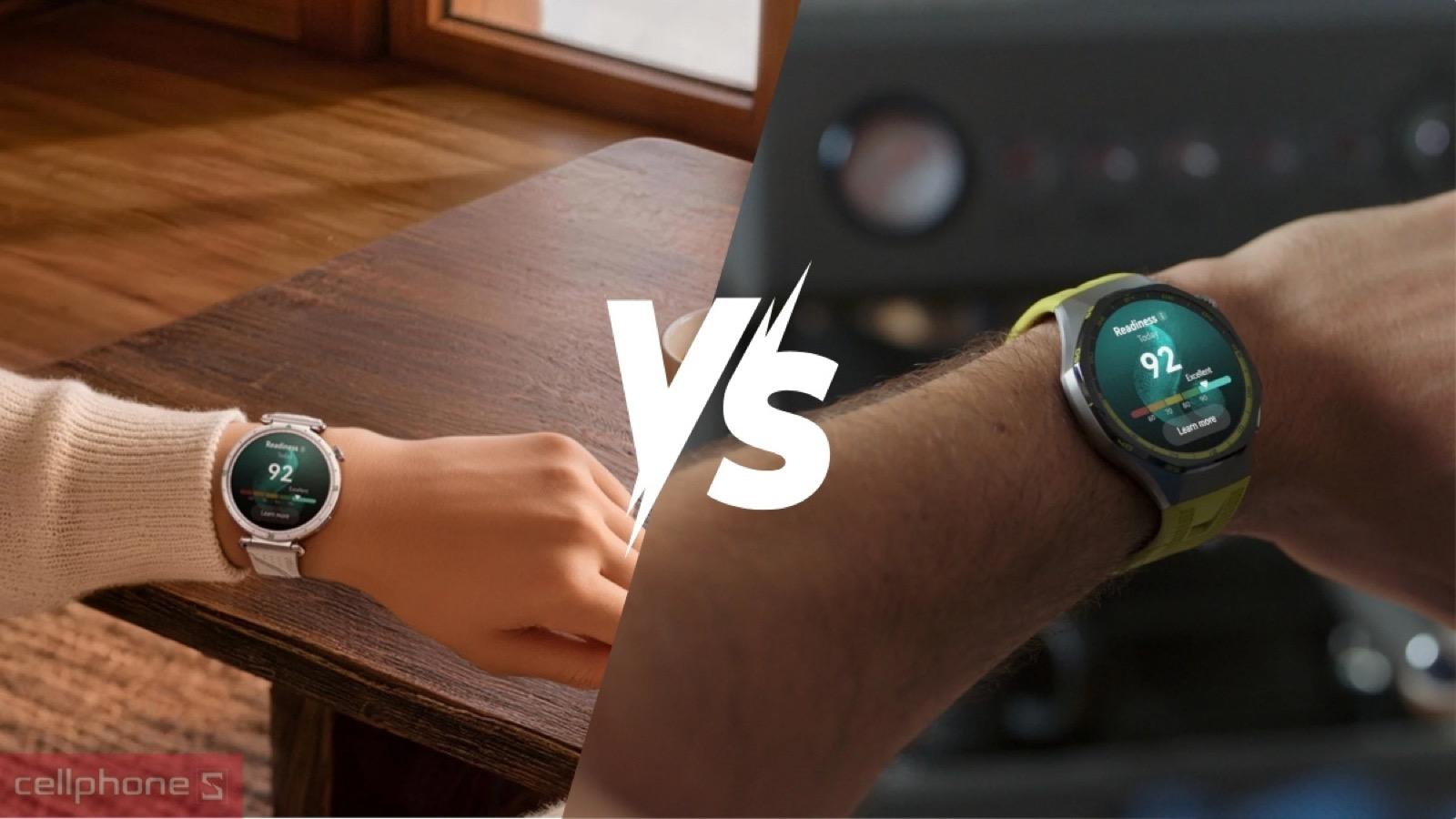 Đồng hồ thông minh Huawei Watch GT 7 và GT 7 Pro khác biệt vật liệu, tính năng