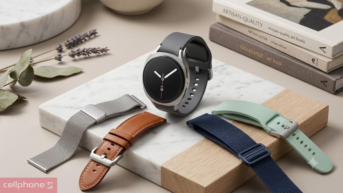 Samsung Galaxy Watch 9 có nhiều màu sắc và dây đeo phù hợp nhiều phong cách