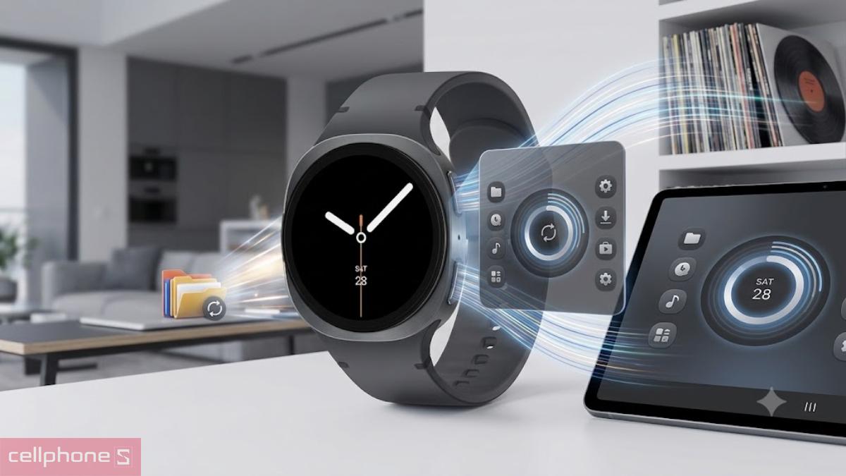 Ứng dụng Galaxy Wearable quản lý Samsung Galaxy Watch 9 trên điện thoại
