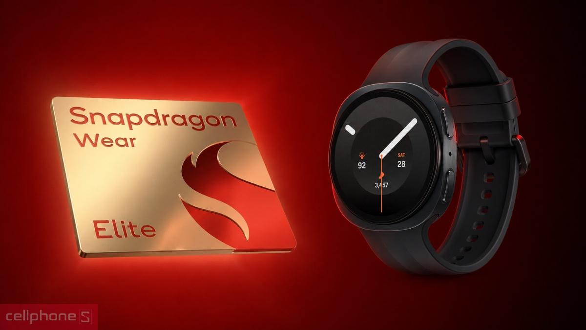 Chip Snapdragon Wear Elite trên Samsung Galaxy Watch 9 nâng cao hiệu năng xử lý