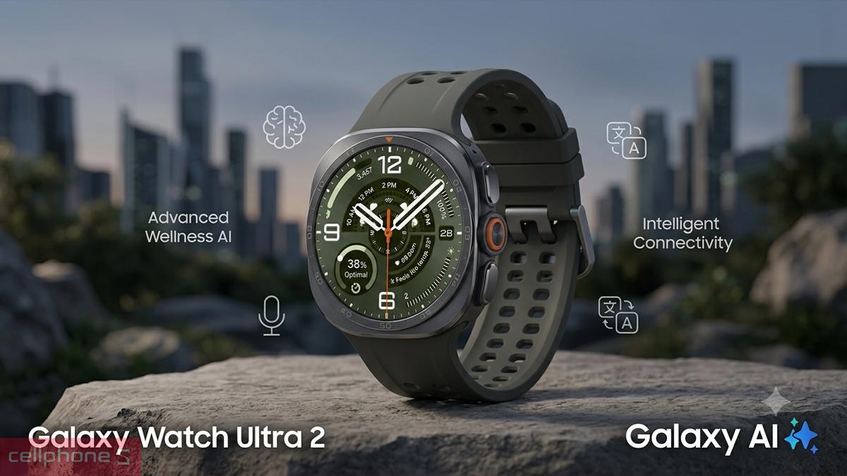 Đồng hồ Samsung Galaxy Watch Ultra 2 hỗ trợ các tính năng thông minh Galaxy AI