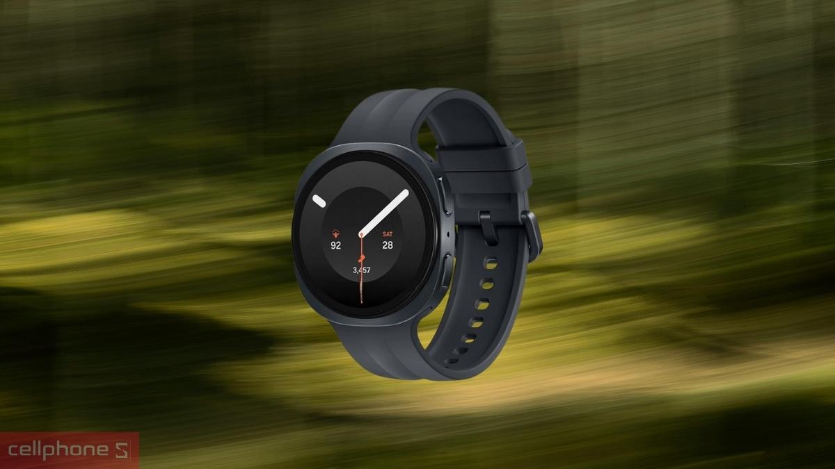 Samsung Galaxy Watch 9 LTE 44mm có pin 435mAh và sạc nhanh 10W cho thời lượng sử dụng bền bỉ