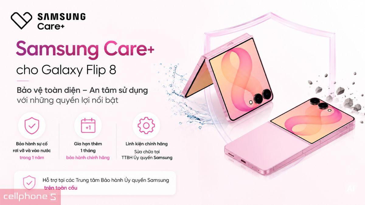 An tâm sử dụng với gói dịch vụ Samsung Care