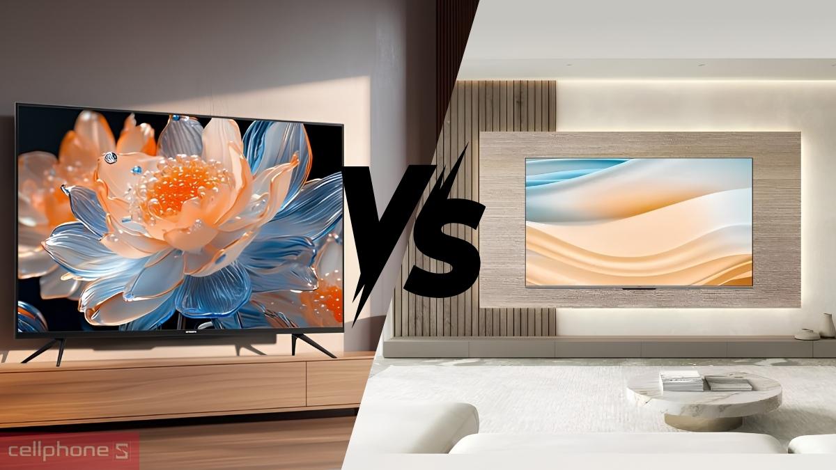 Bảng so sánh Google tivi Coocaa UHD 4K 65 inch 2025 (65Y84) với Coocaa 65Y73