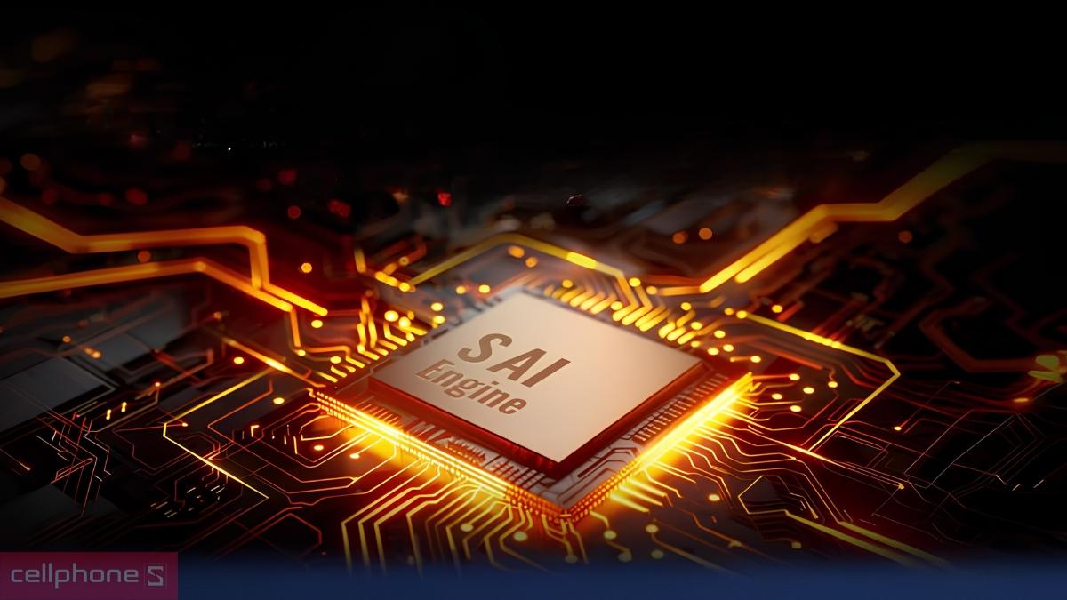 Chip S AI Engine xử lý hình ảnh trên Google tivi Coocaa UHD 4K 65 inch 2025 (65Y84)