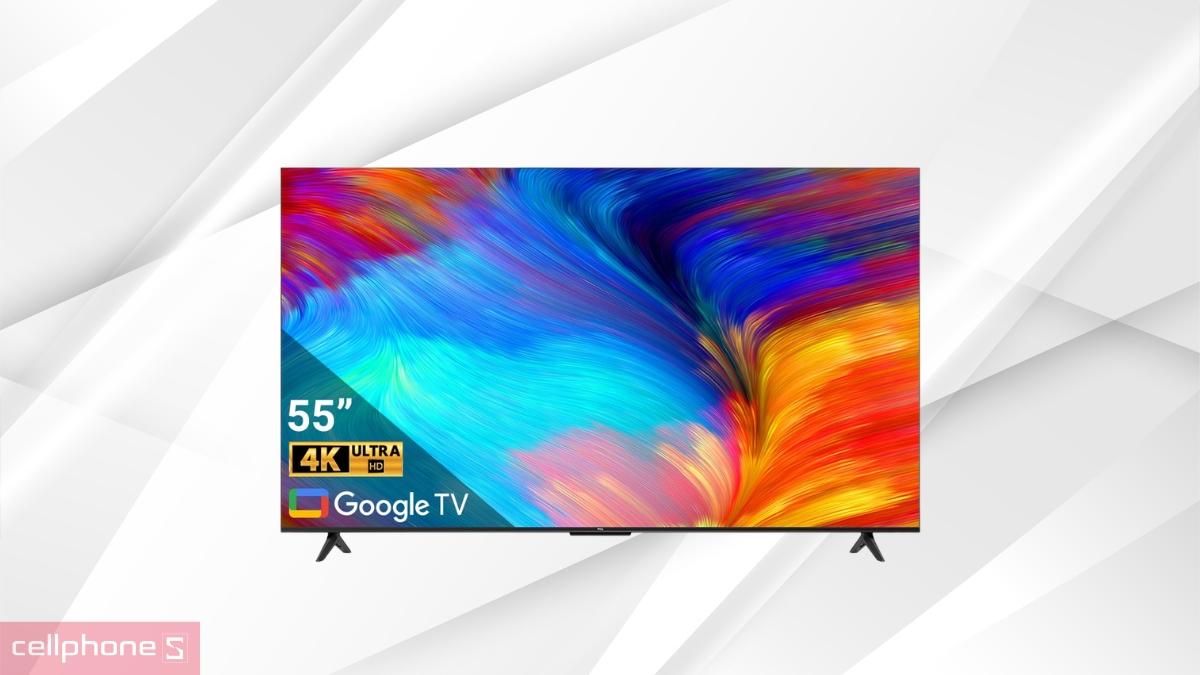 Google Tivi TCL 4K 55 inch 2024 55P638 cải thiện màu sắc với Dynamic Color Enhancement
