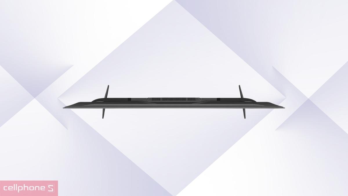 Google Tivi TCL 4K 55 inch 2024 55P638 có thiết kế gọn nhẹ thuận tiện lắp đặt