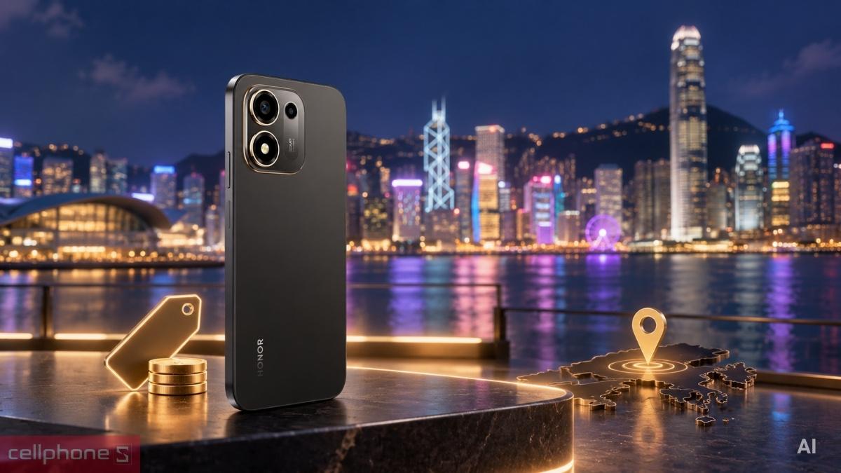 HONOR 600S có giá tham khảo 1.999 HKD tại Hồng Kông