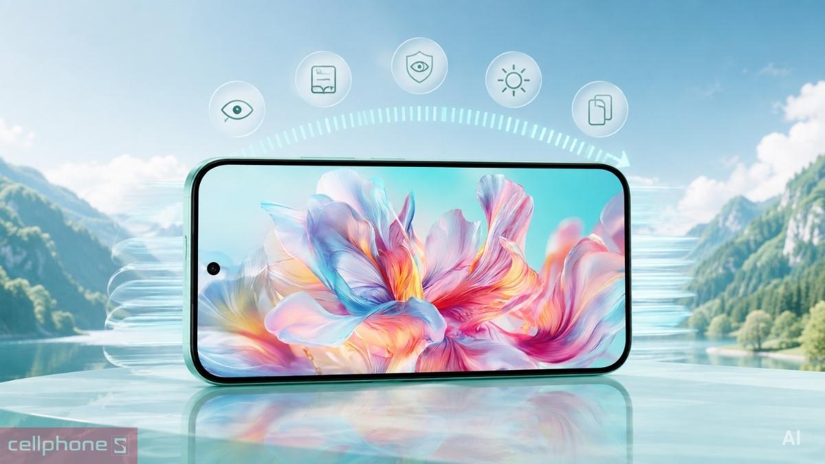 Màn hình hỗ trợ tần số quét 120Hz cho thao tác mượt mà