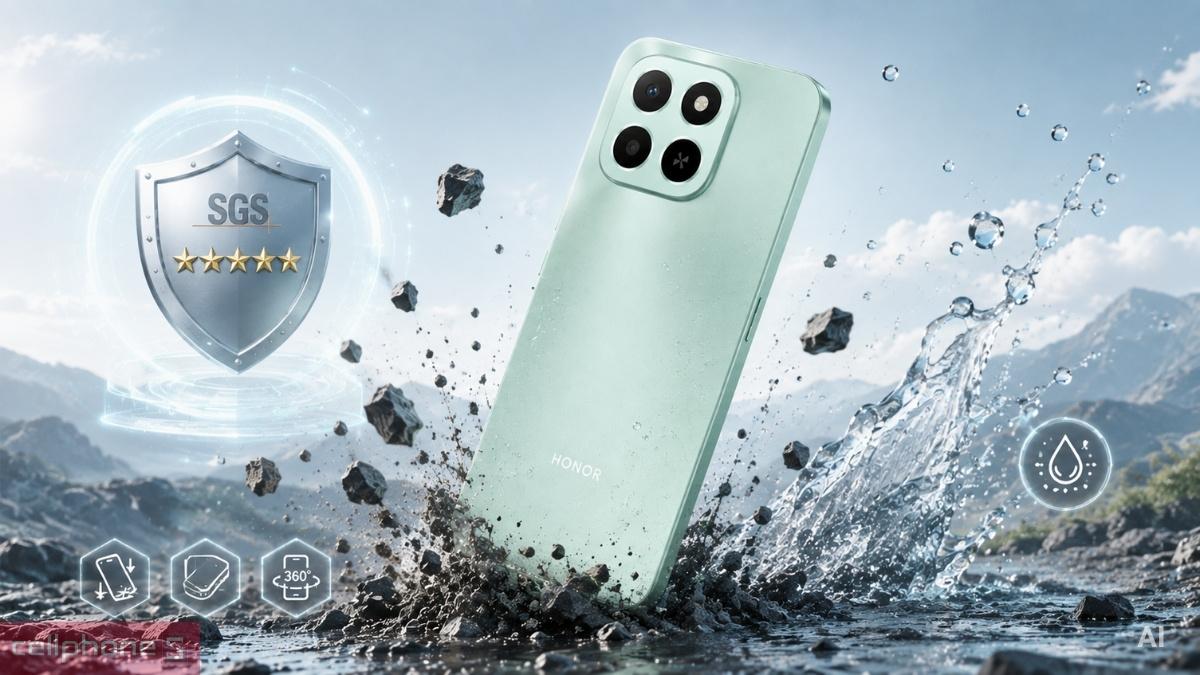 HONOR X6c được tăng khả năng bảo vệ trước va chạm và tác động thường ngày