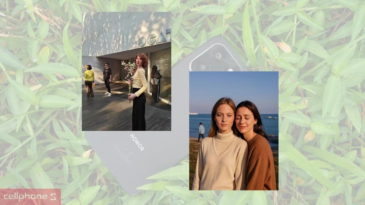 Ảnh selfie thực tế trên X7d với tông da tự nhiên