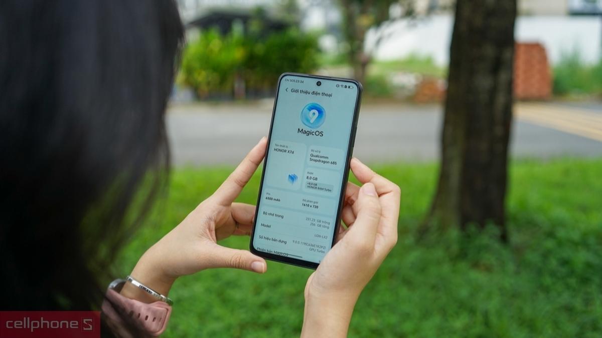 Giao diện MagicOS 9.0 trên X7d